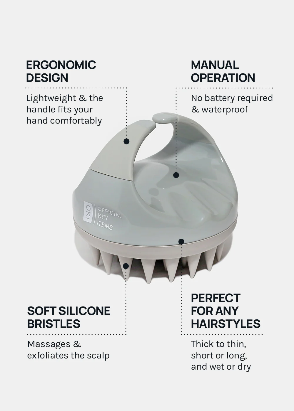 A+ Shampoo Scalp Massager Brush- Hair Oiling - Image 4