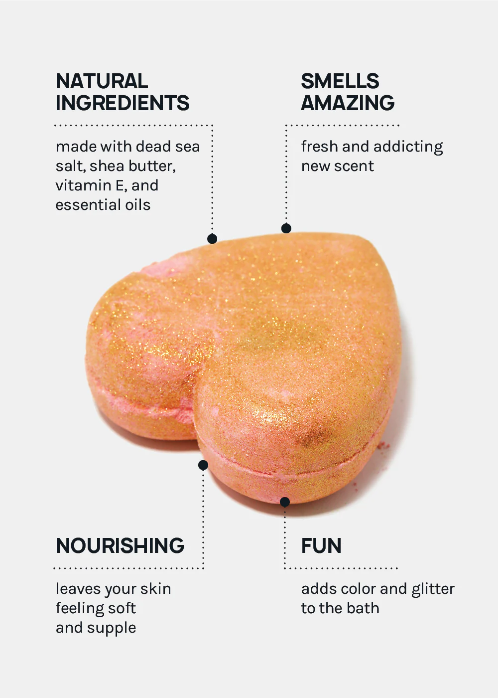 AOA Bath Bomb- Heartthrob - Image 5
