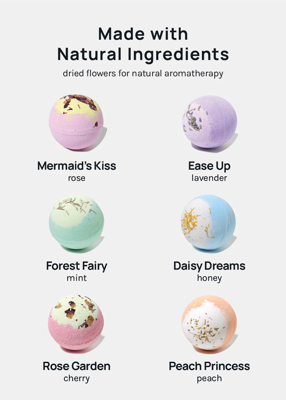 AOA Bath Bomb- Peach Princess - Image 4