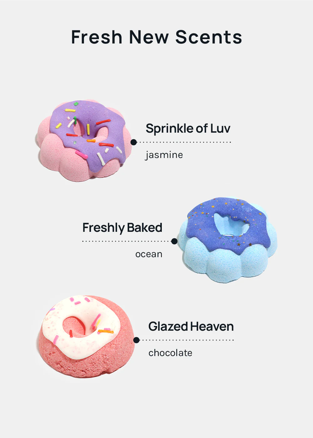 AOA Donut Bath Bomb- Glazed Heaven - Image 4