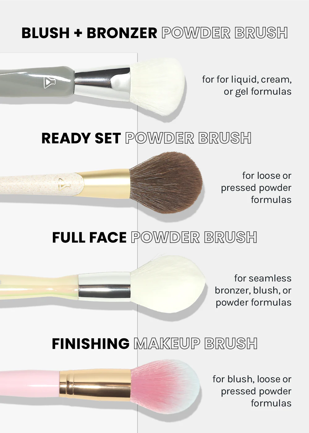 a2o Lab Blush + Bronzer Powder Brush - Image 7