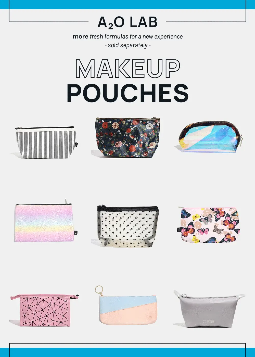 a2o Lab Makeup Pouch - Iridescent - Image 5