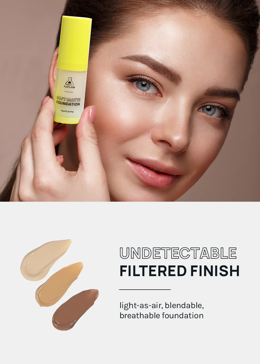 a2o Lab Soft Matte Foundation - Image 3