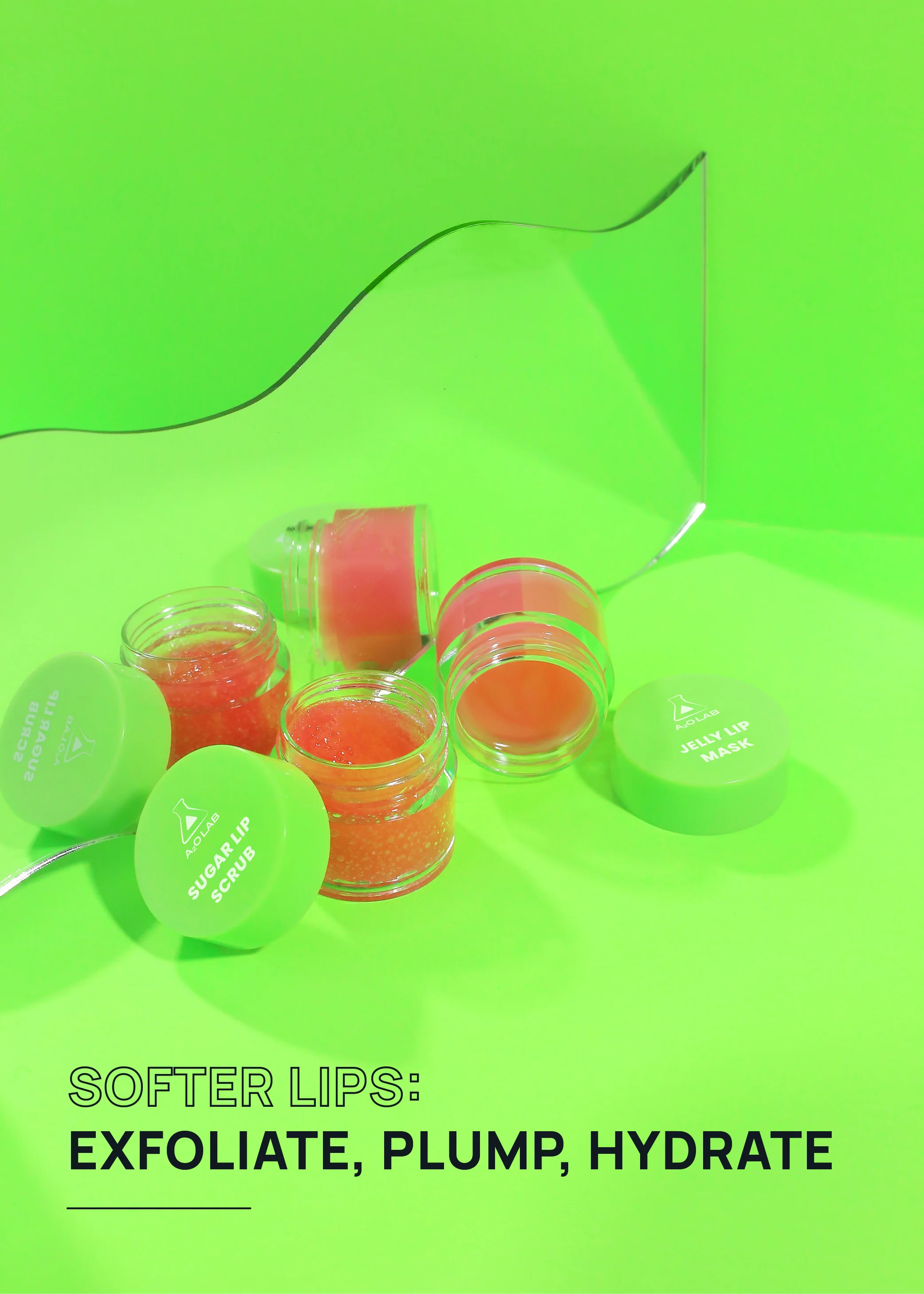 a2o Lab Sweet Pout Sugar Scrub + Jelly Lip Mask - Image 3