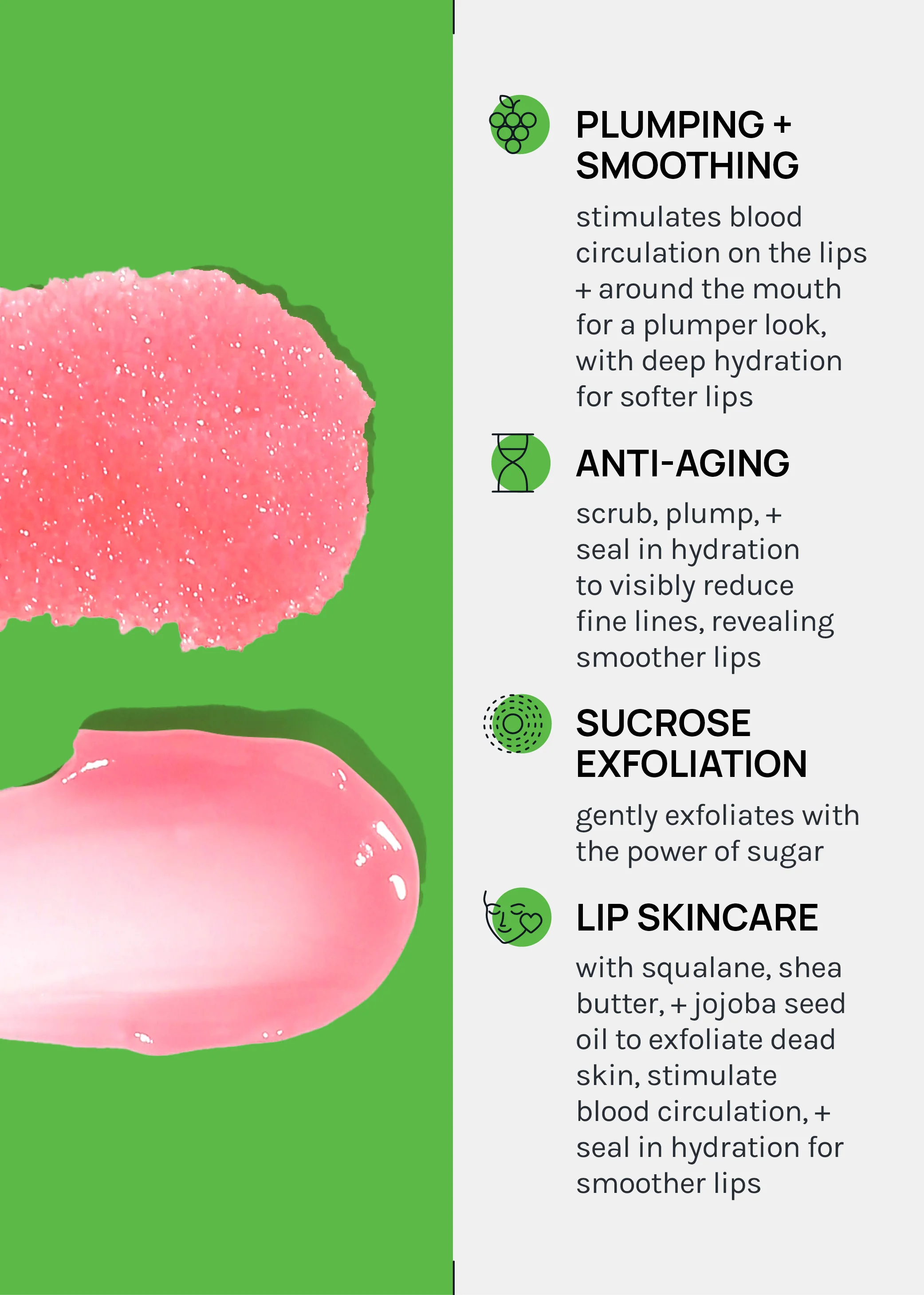 a2o Lab Sweet Pout Sugar Scrub + Jelly Lip Mask - Image 4