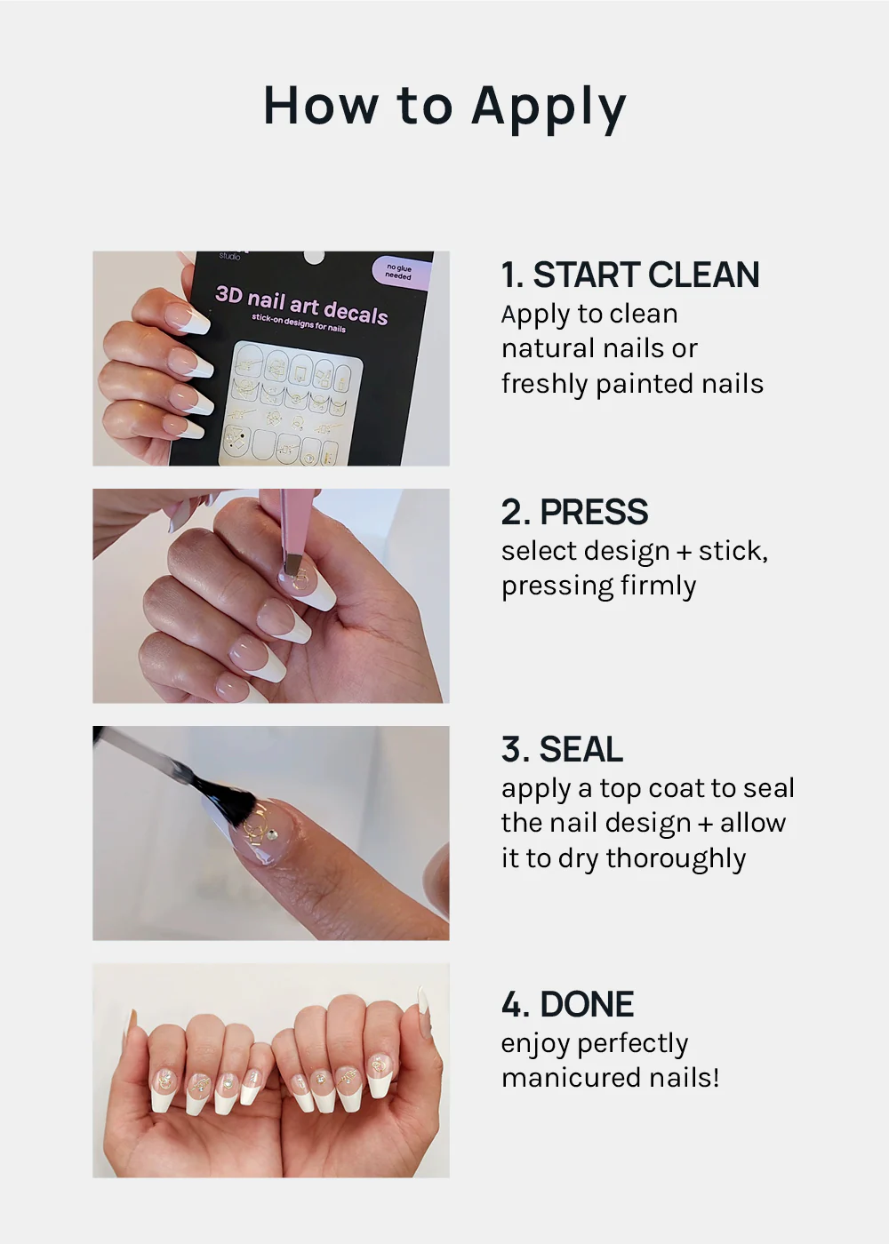 AOA 3D Nail Art Decals - Image 6