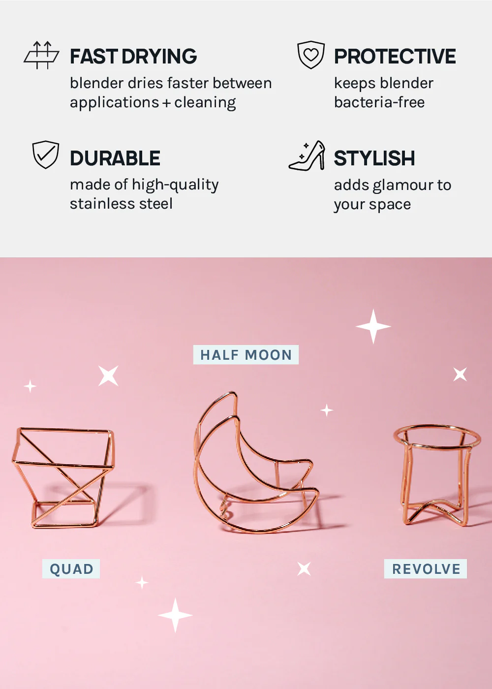 AOA Blender Holder - Half Moon - Image 3