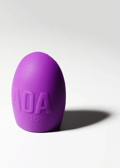 AOA Brush Cleaning Egg - Purple - Image 6