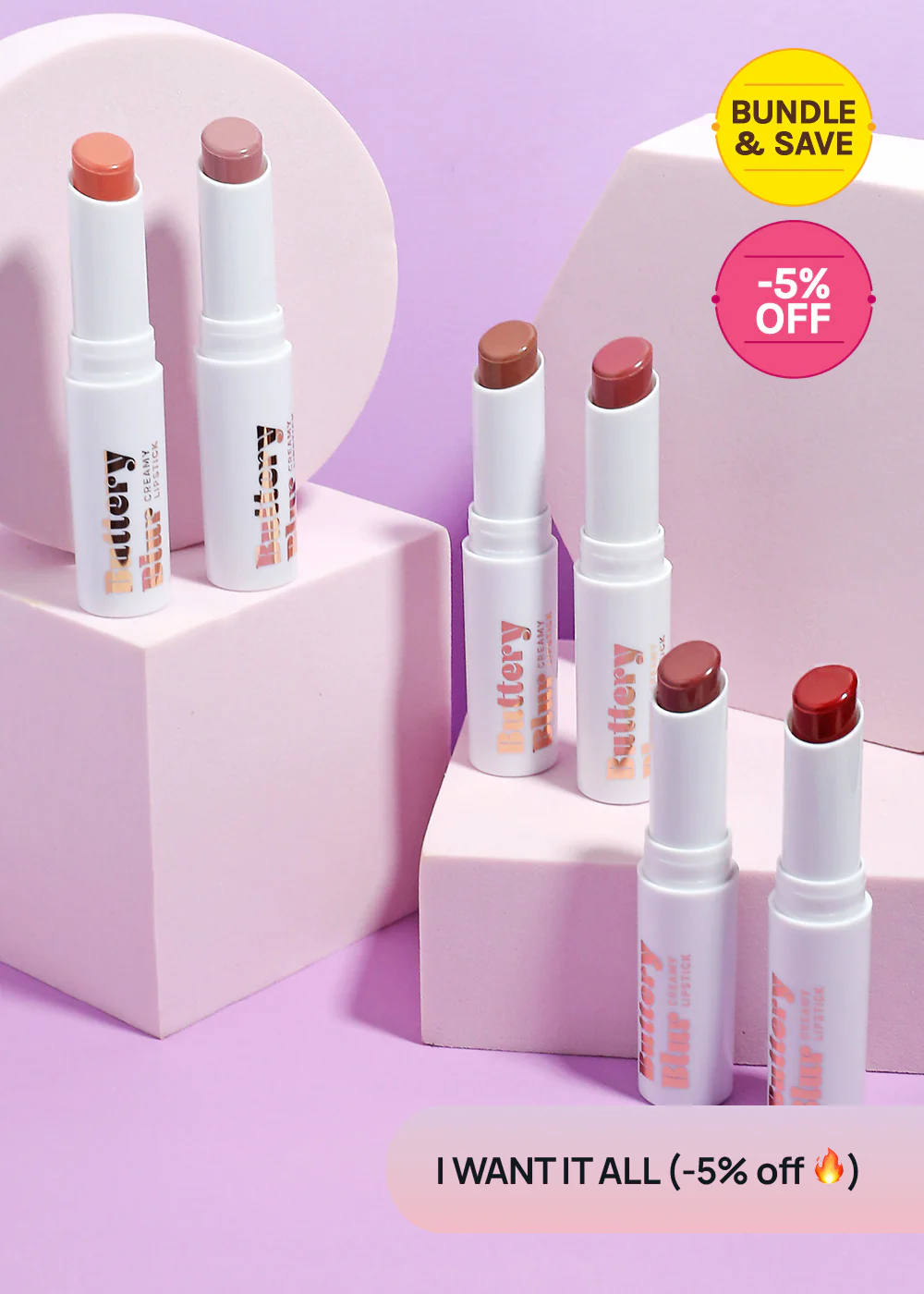 AOA Buttery Blur Lipstick - Image 13