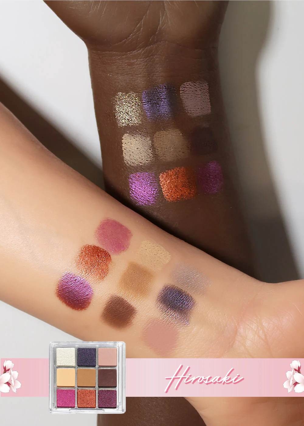 AOA Cherry Blossom 9-Color Eyeshadow Palettes - Image 12