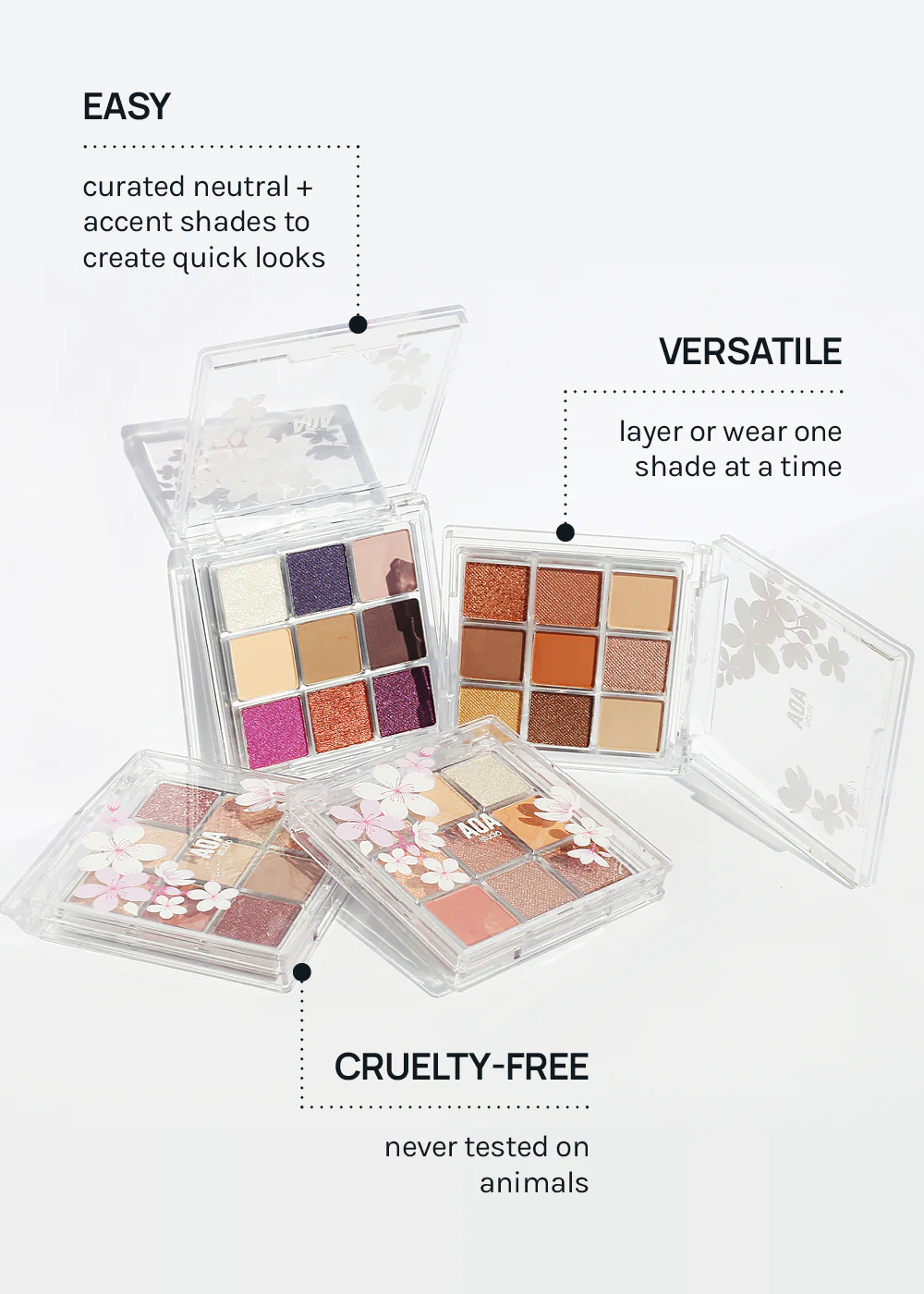 AOA Cherry Blossom 9-Color Eyeshadow Palettes - Image 5
