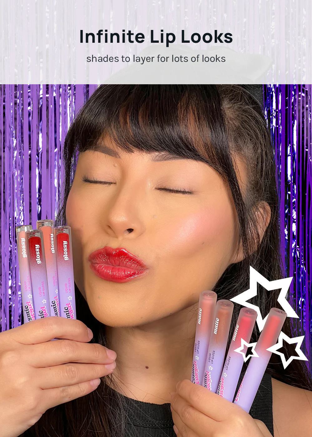 AOA Cosmic Cowgirl Lip Gloss - Matte + Glossy - Image 3
