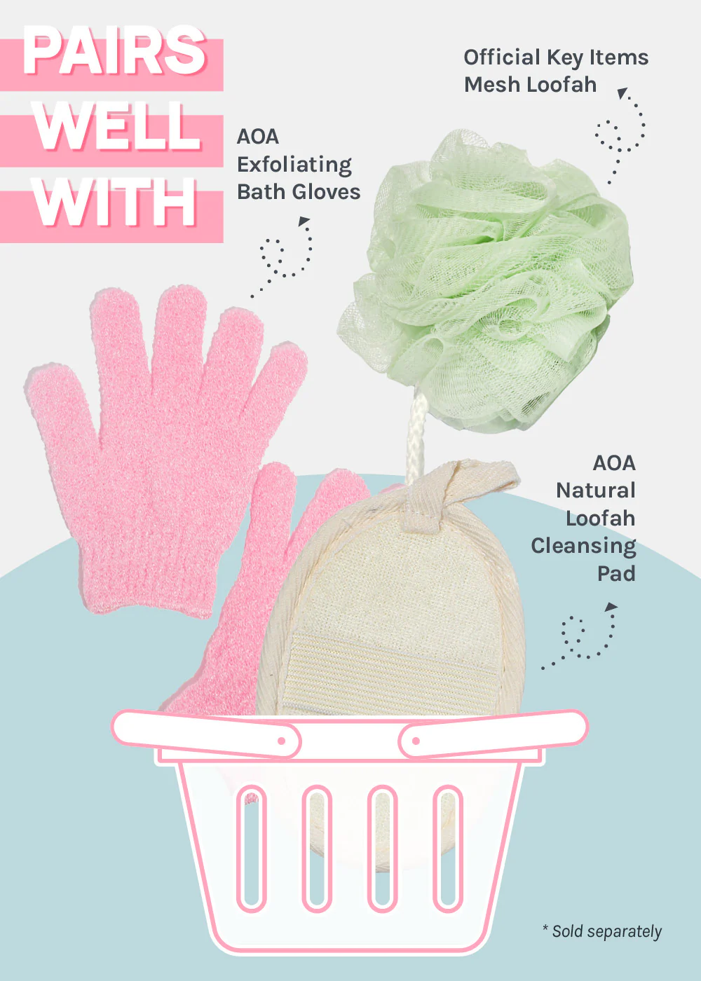AOA Exfoliating Bath Mitt - Image 5