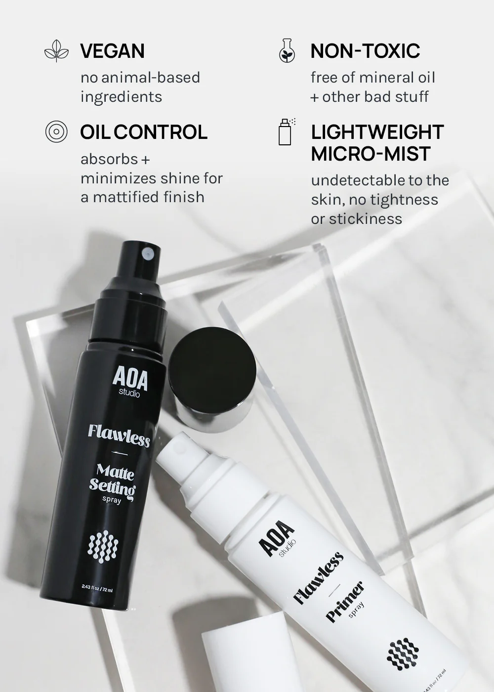 AOA Flawless Primer & Matte Setting Spray - Image 4