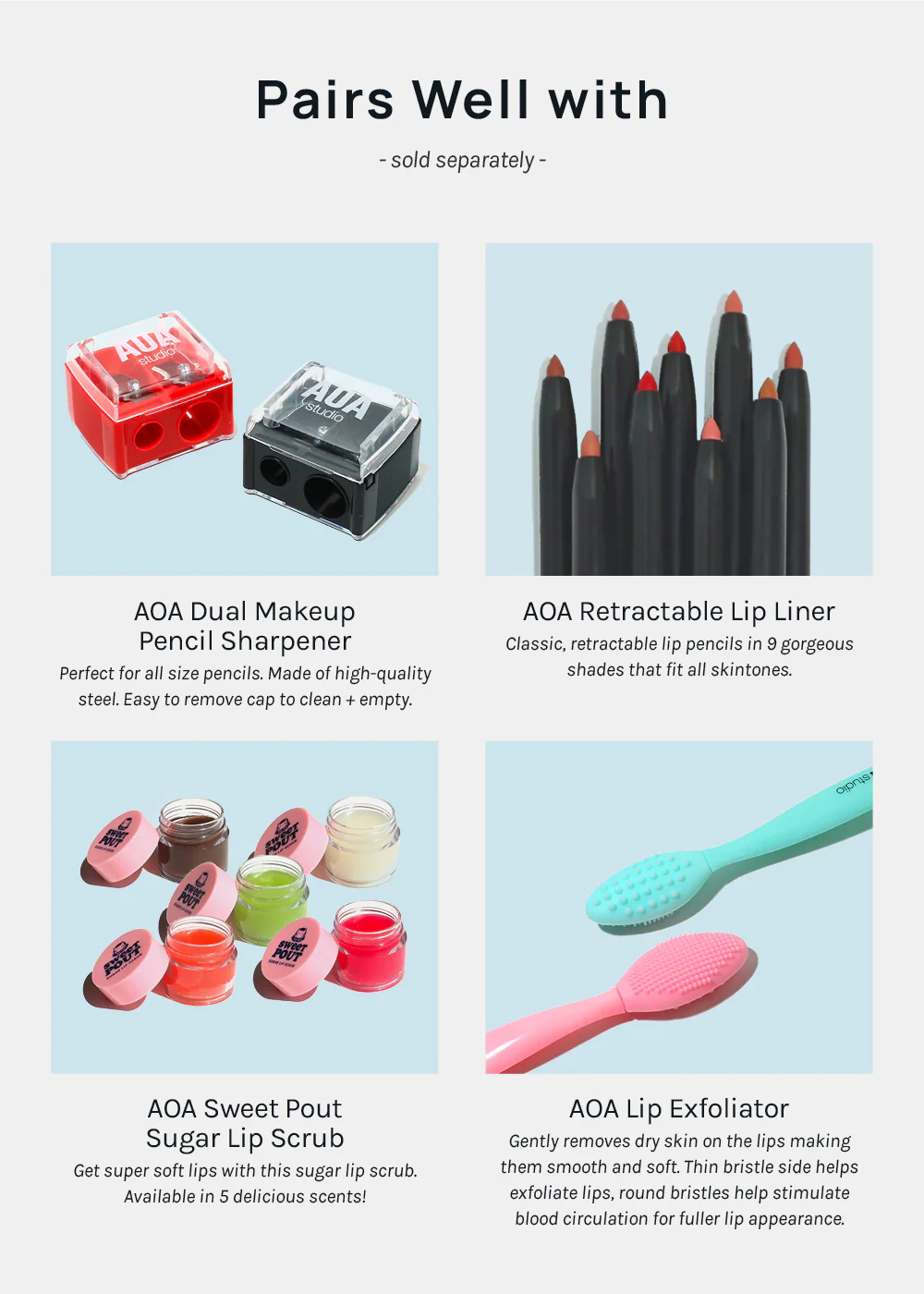 AOA Fly with Me Lip Crayons - Image 8