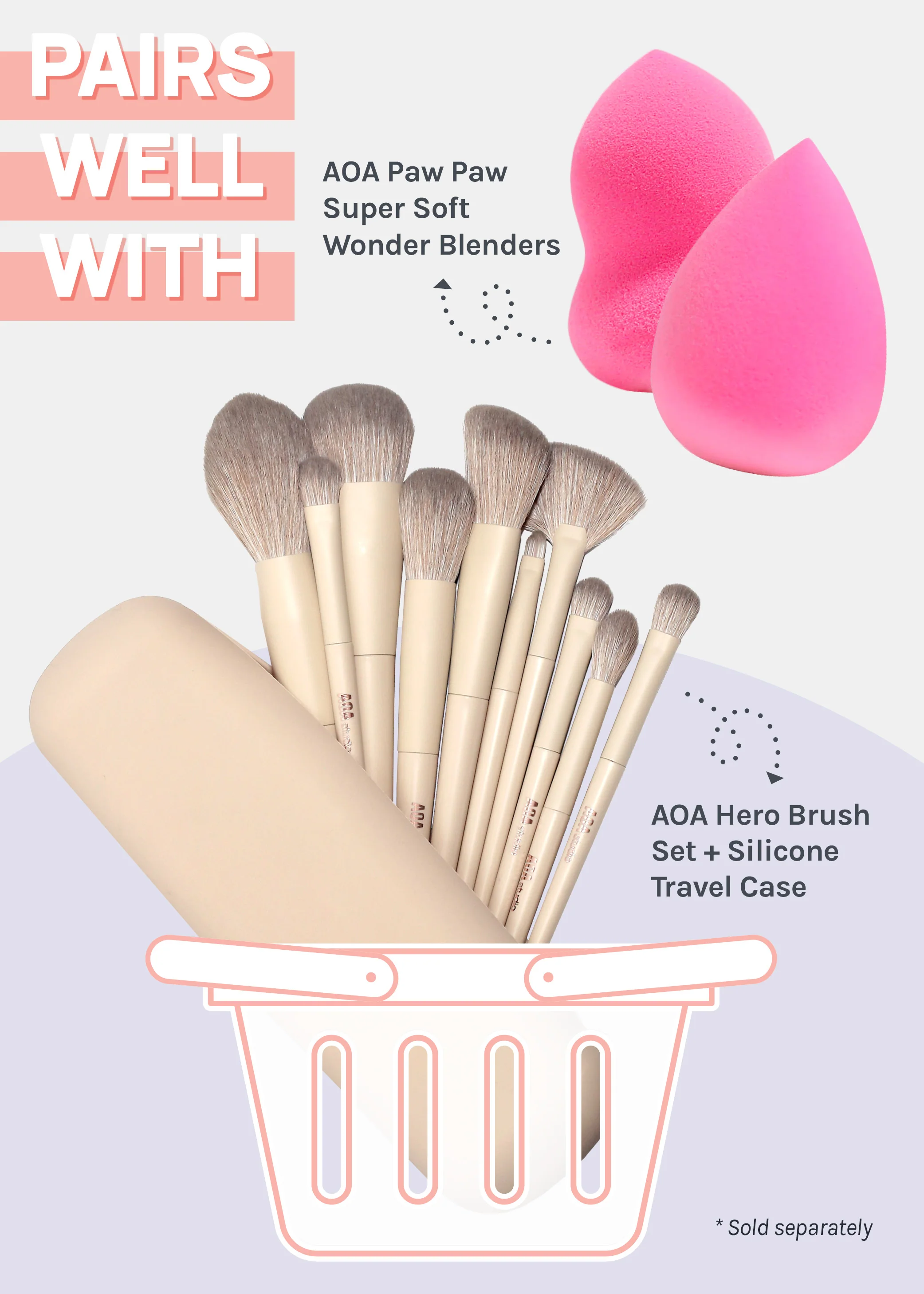 AOA Foldable Silicone Brush Cleaning Bowl - Image 6