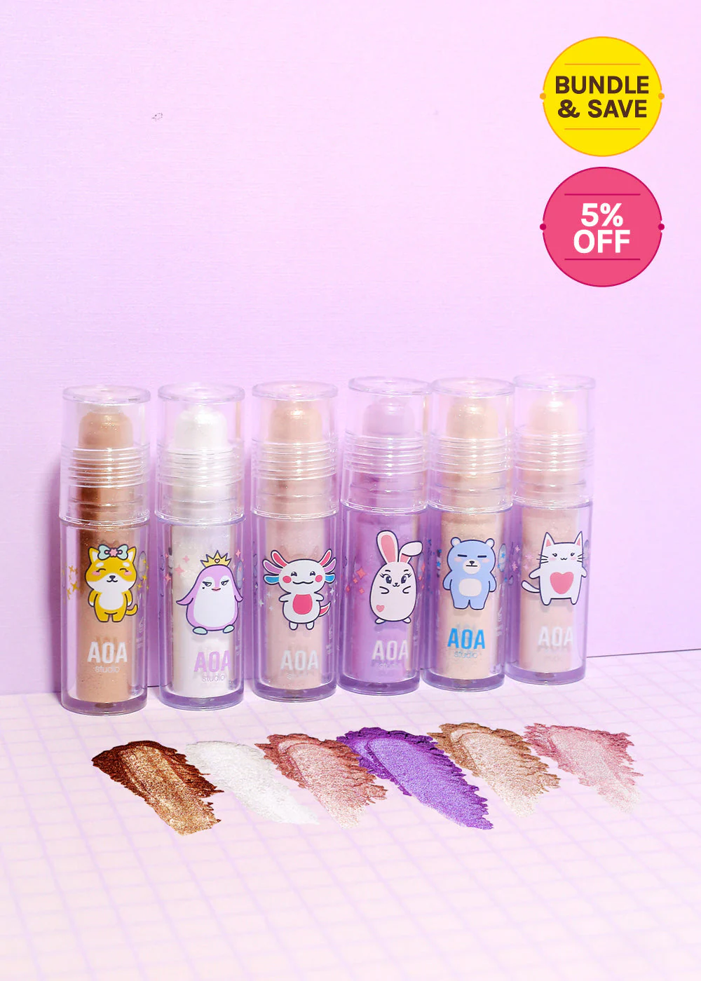 AOA Glow Dust Body Shimmer Roller - Image 14