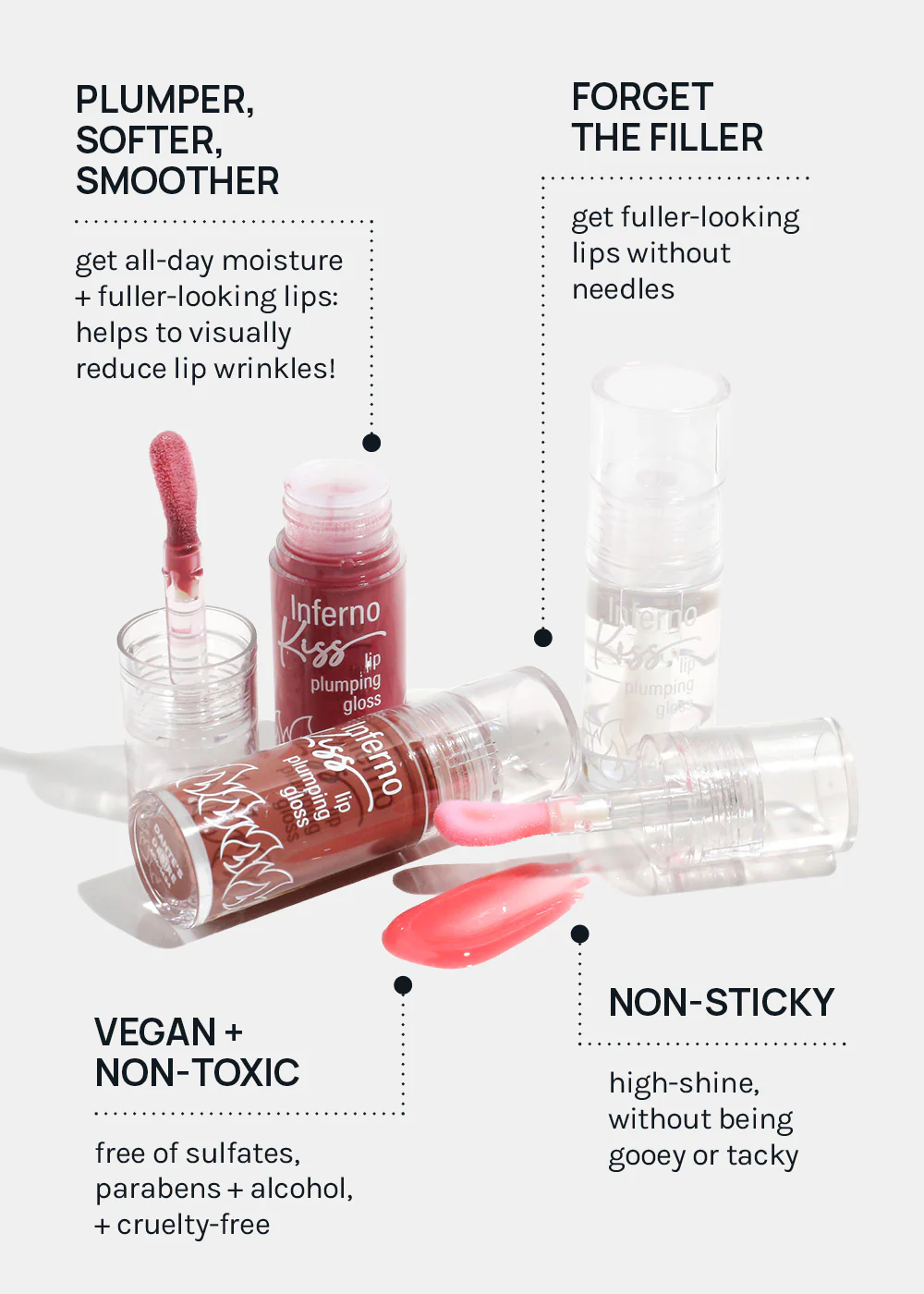 AOA Inferno Kiss Lip Plumping Gloss - Image 4