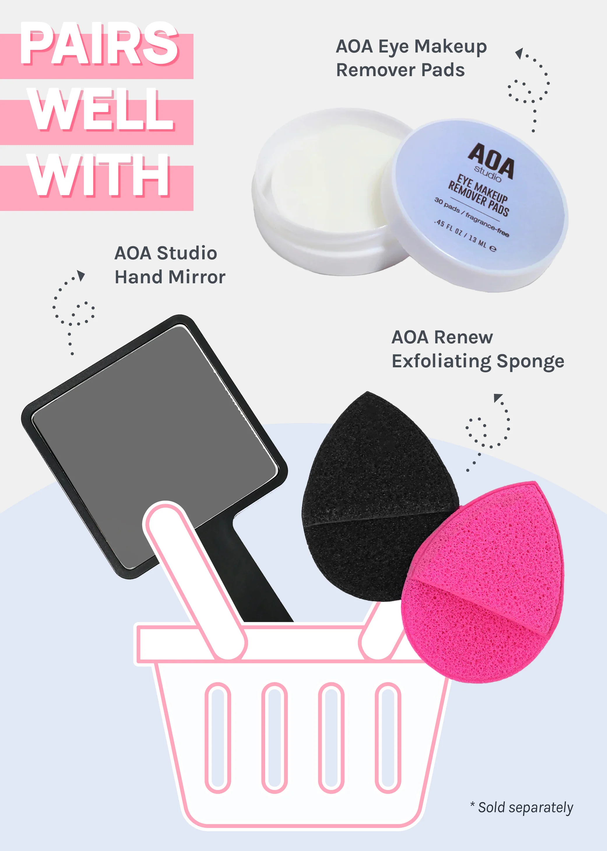 AOA Makeup Remover Wipes - Rose Water - Image 5