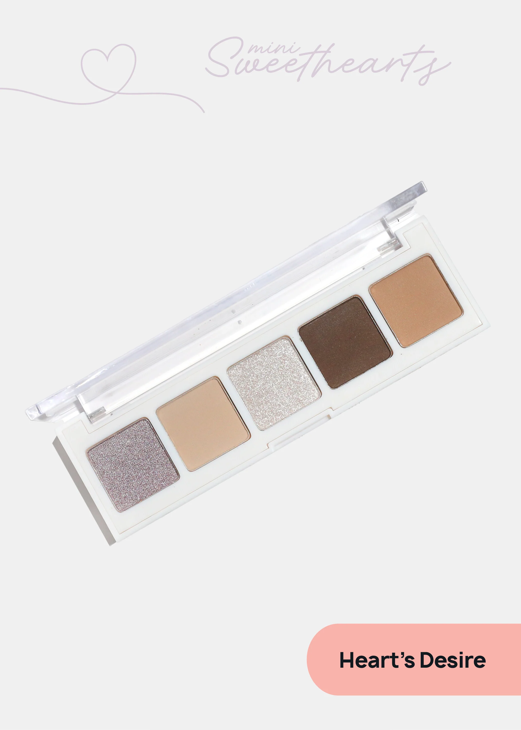 AOA Mini Sweethearts 5-Color Eyeshadow Palette - Image 5