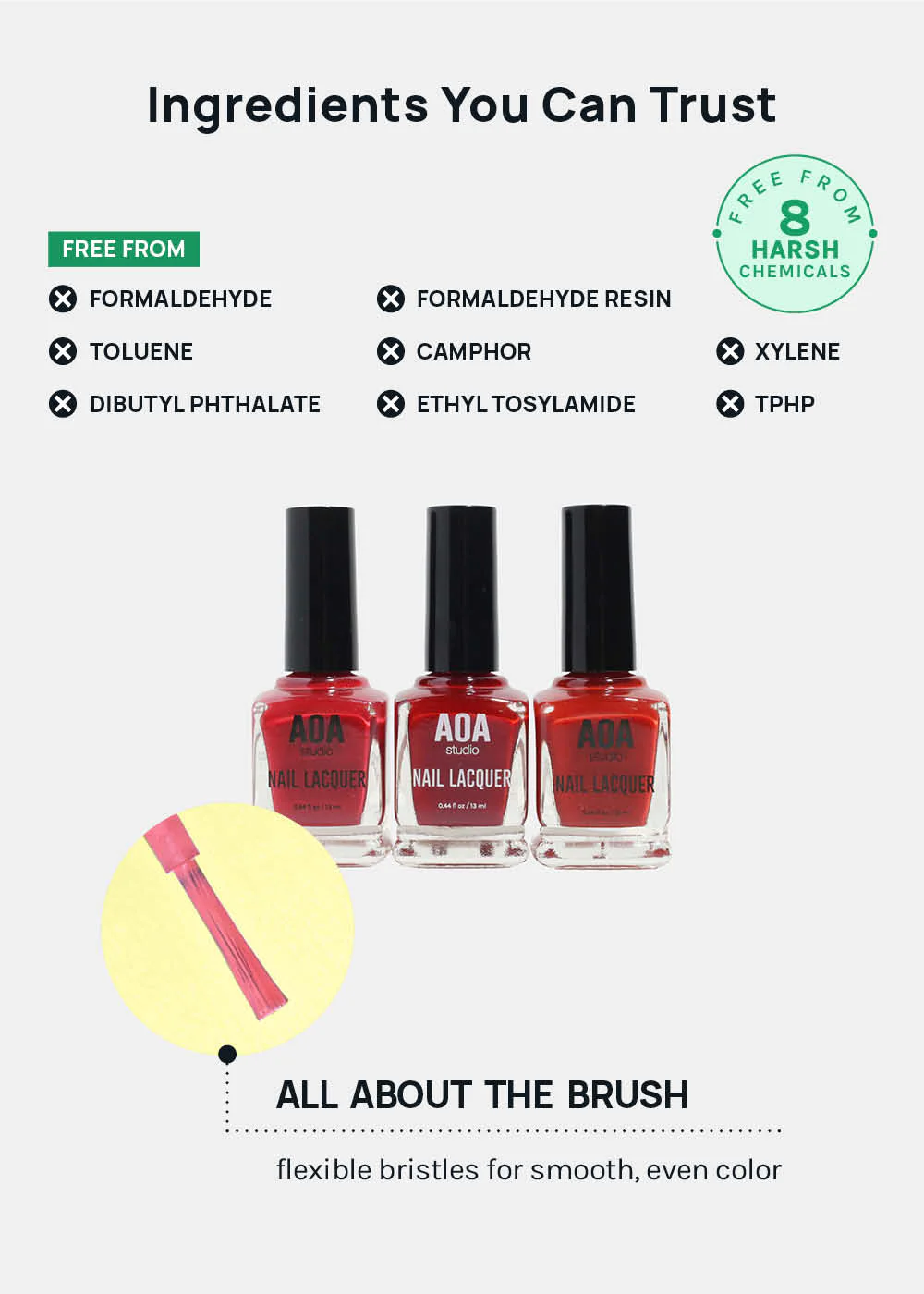 AOA Nail Lacquer – Reds - Image 5
