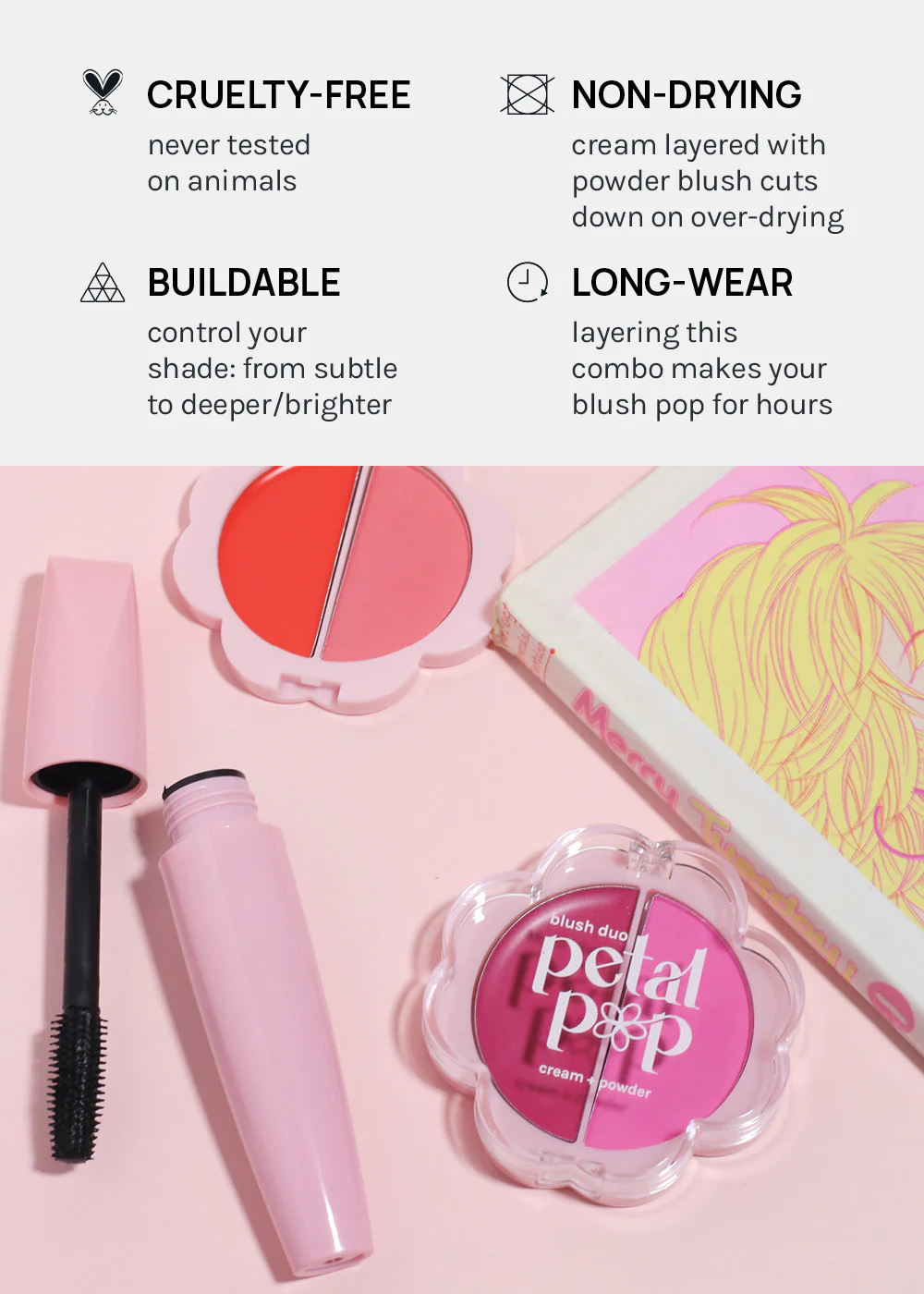 AOA Petal Pop Blush Duo Cream + Powder - Image 5