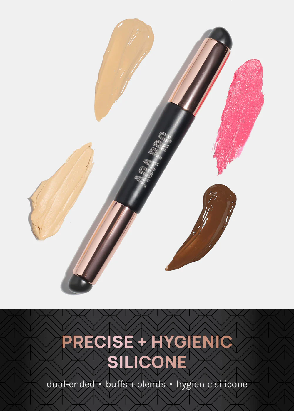 AOA Pro Dual-Ended Silicone Makeup Applicator - Image 3