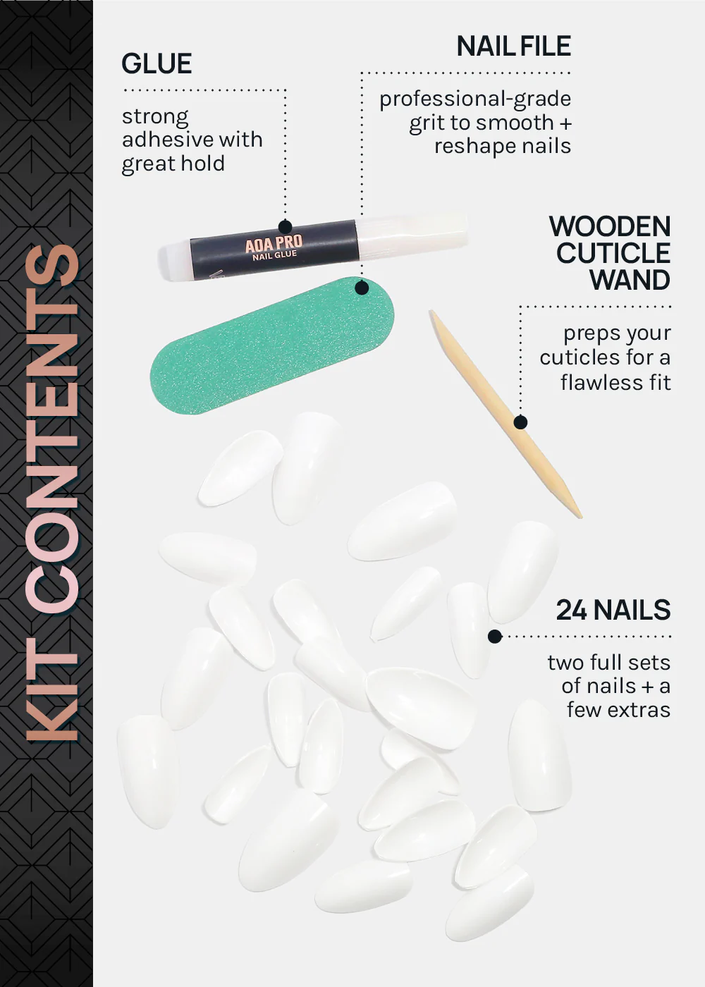 AOA Pro Press-On Nails: 13 Classic - Image 4