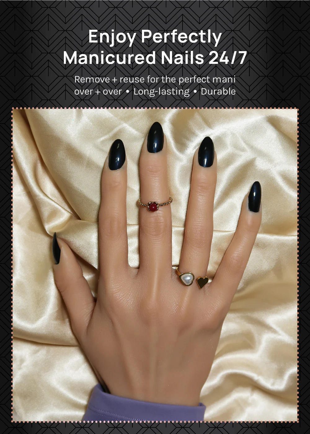 AOA Pro Press-On Nails: Midnites - Image 3