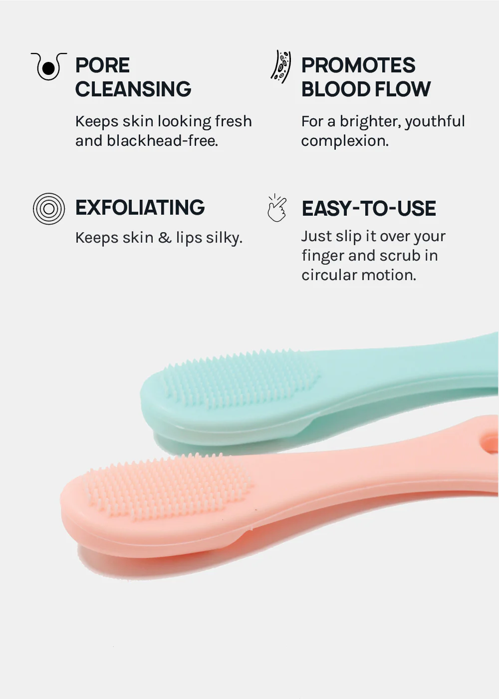 AOA Silicone Blackhead Exfoliator - Image 4