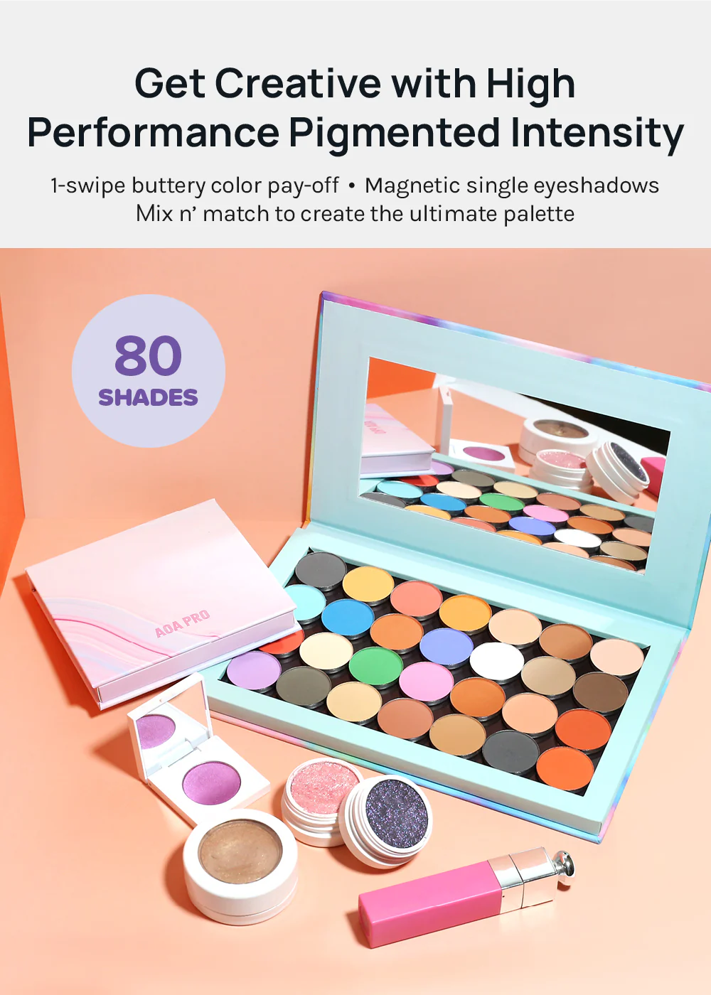AOA Single Pressed Eyeshadow - Mellow - Image 3