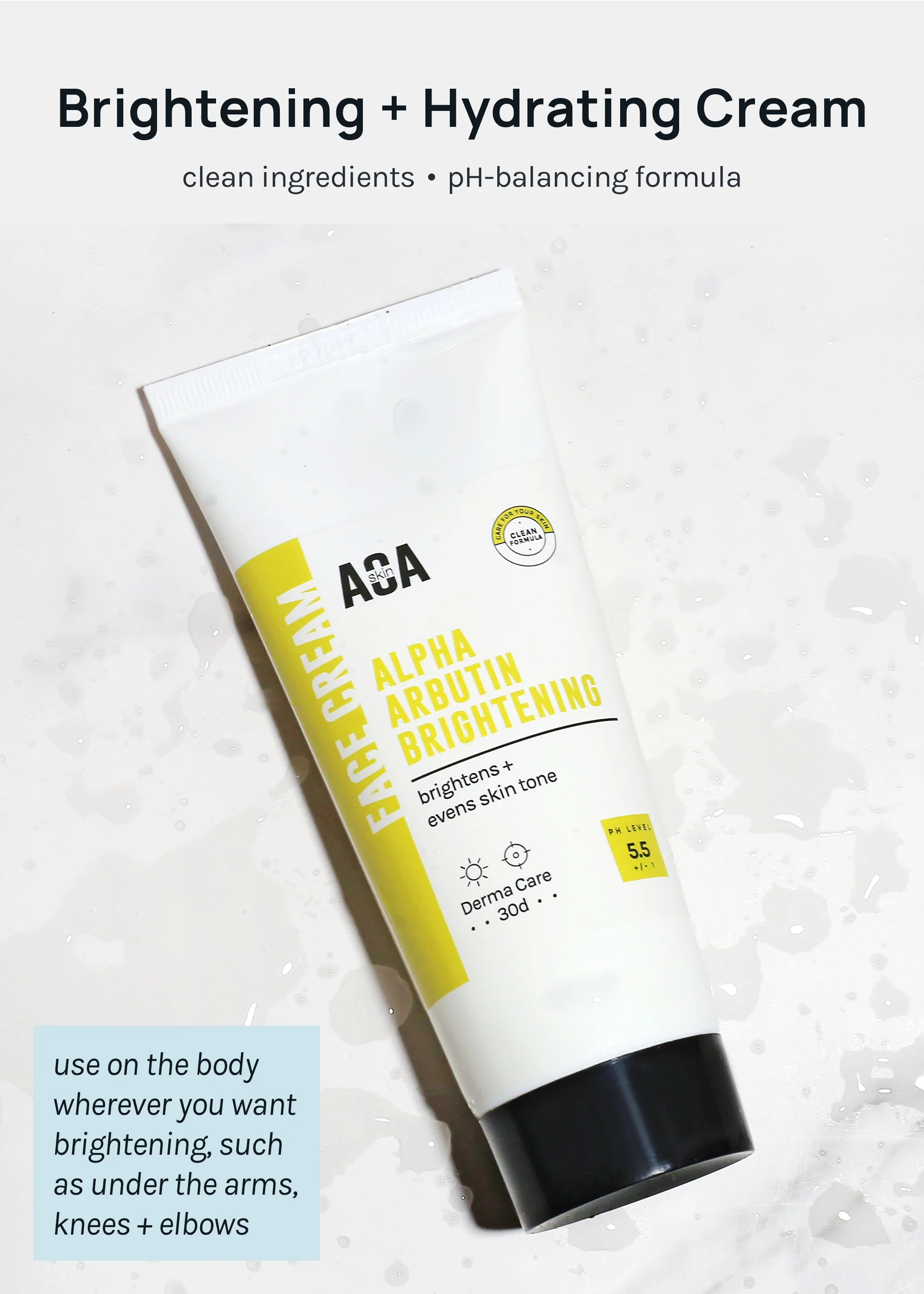 AOA Skin Alpha Alpha Arbutin Brightening Cream - Image 3