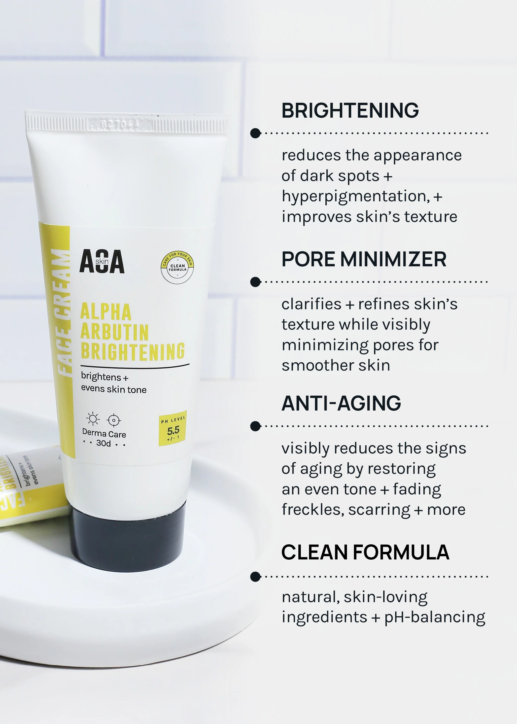 AOA Skin Alpha Alpha Arbutin Brightening Cream - Image 4