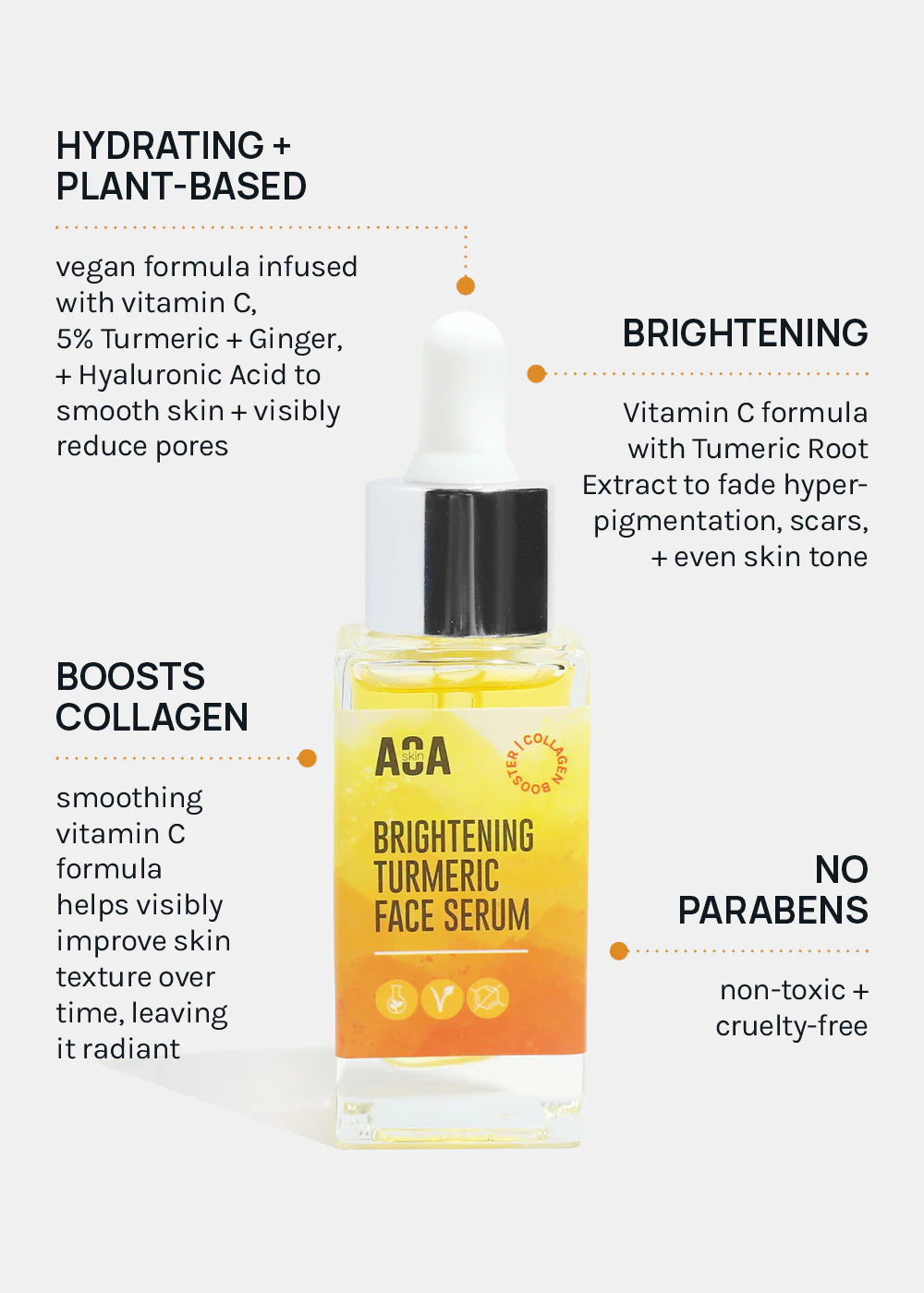 AOA Skin Brightening Turmeric Face Serum - Image 5