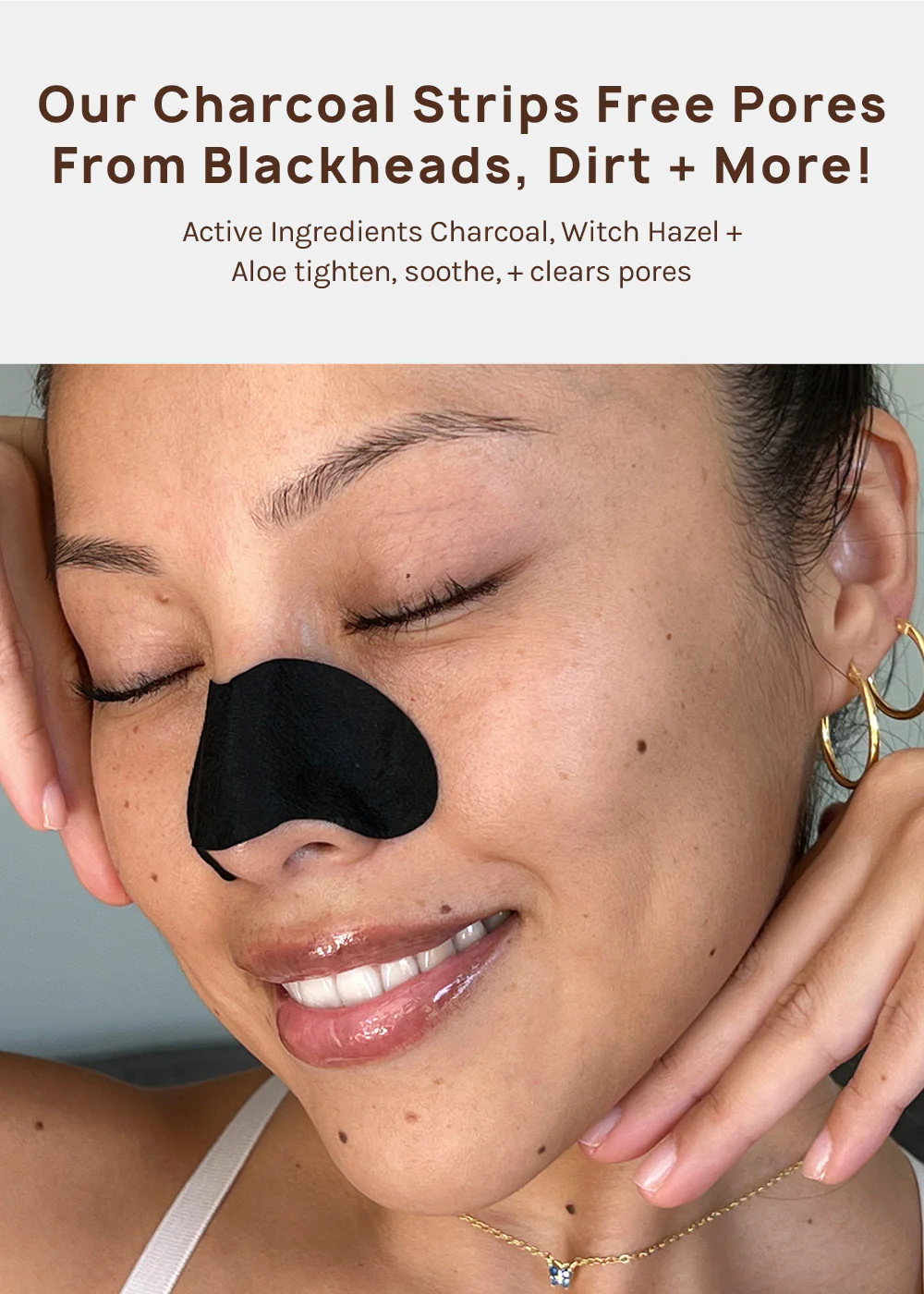 AOA Skin Charcoal Nose Strips 6 Pack - Image 3