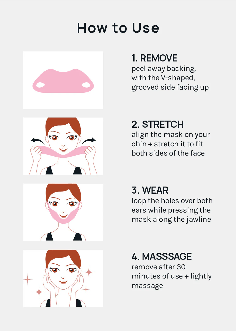 AOA Skin Chin Lifting Mask for V-Line Shaping – Aloe + Vitamin E - Image 6