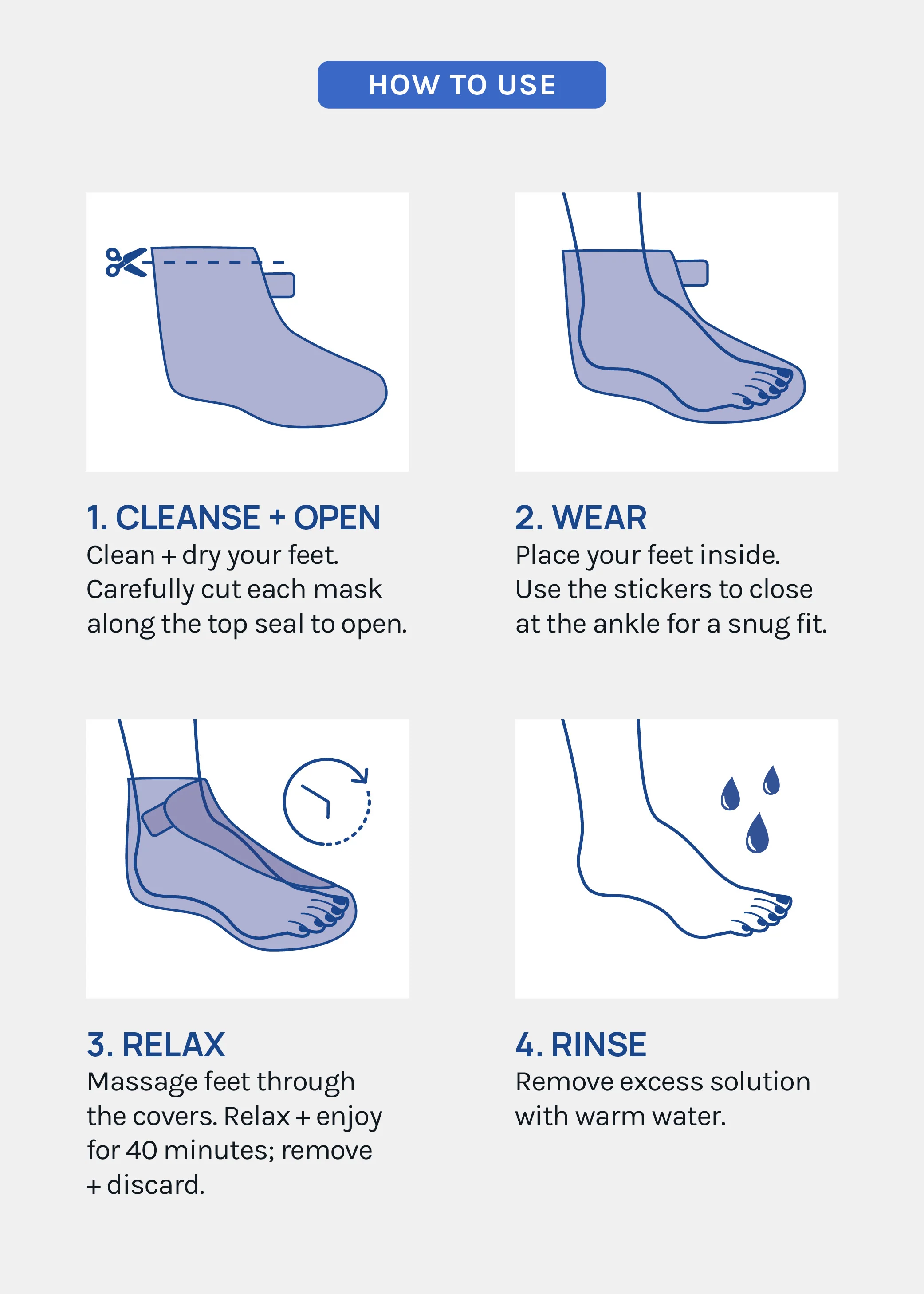 AOA Skin Foot Peeling Mask - Image 5