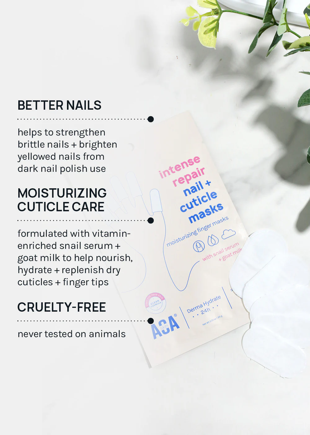 AOA Skin Intense Repair Nail + Cuticle Masks - Image 4