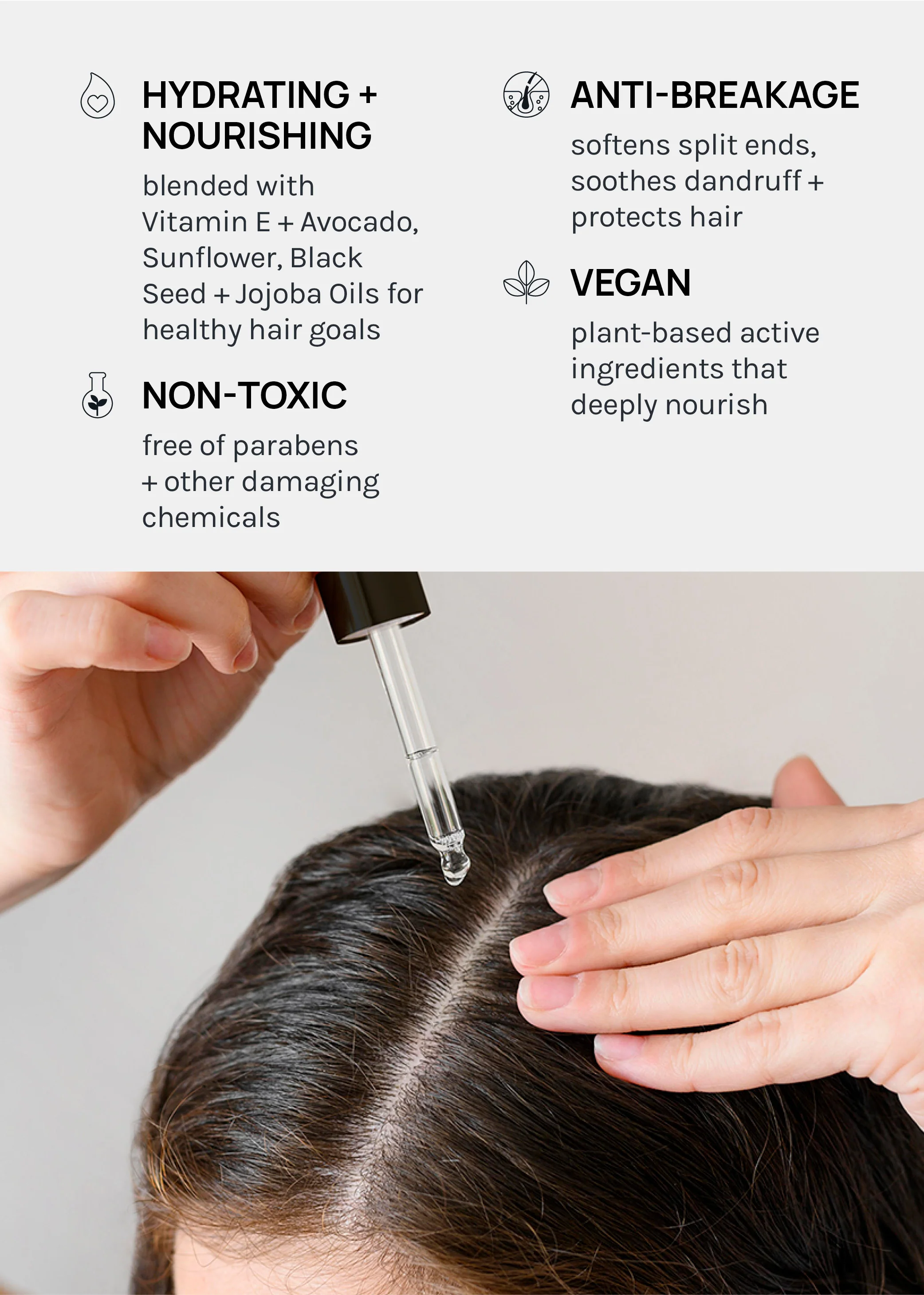 AOA Skin Natural Nourishing Hair Oil - Image 4