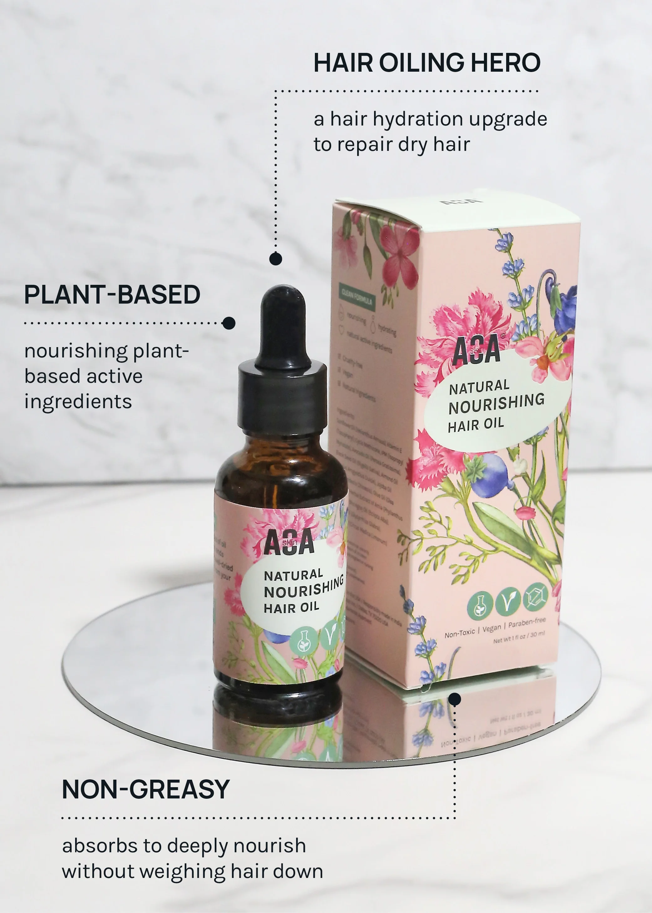 AOA Skin Natural Nourishing Hair Oil - Image 5