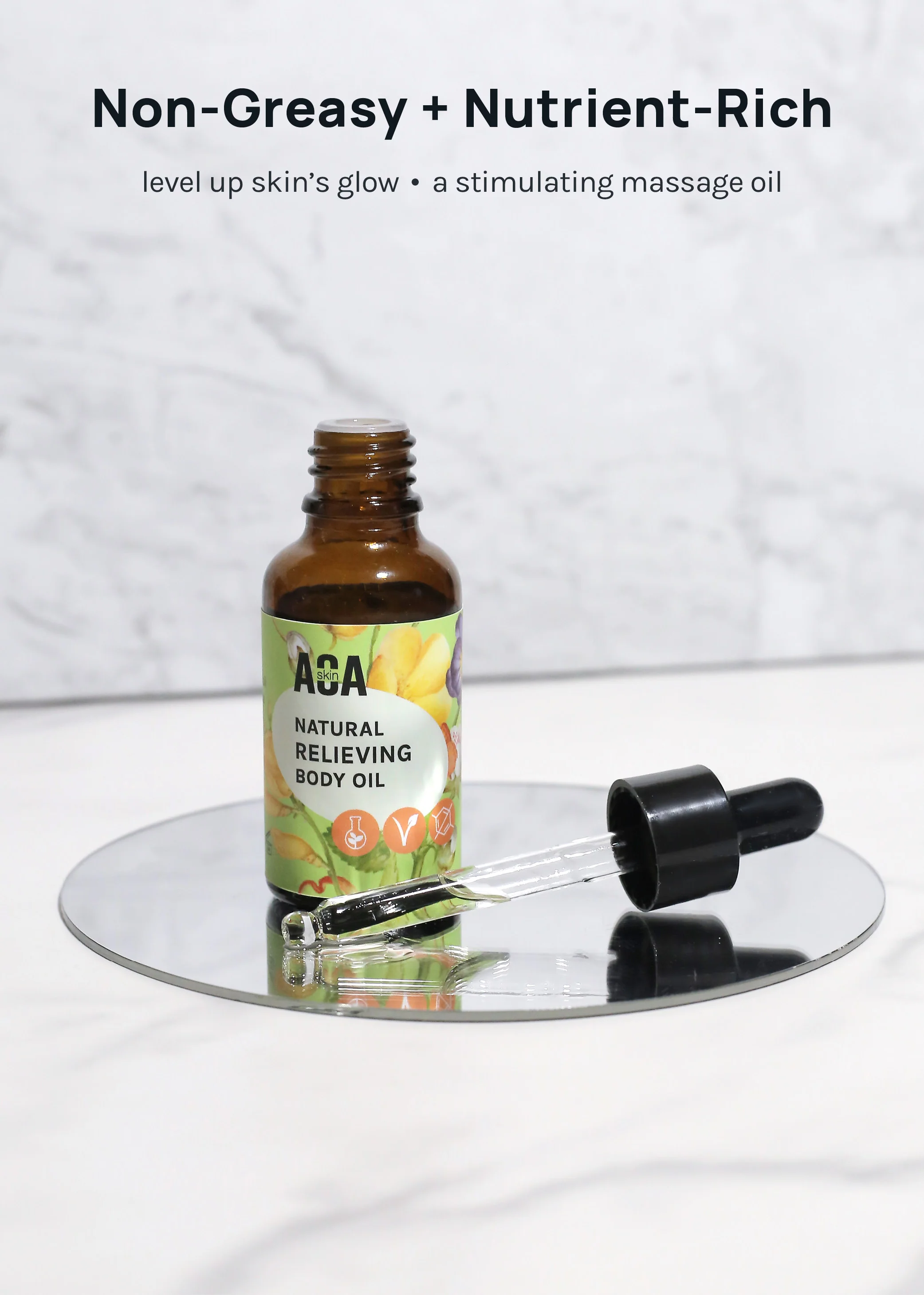 AOA Skin Natural Relieving Body Oil - Image 3