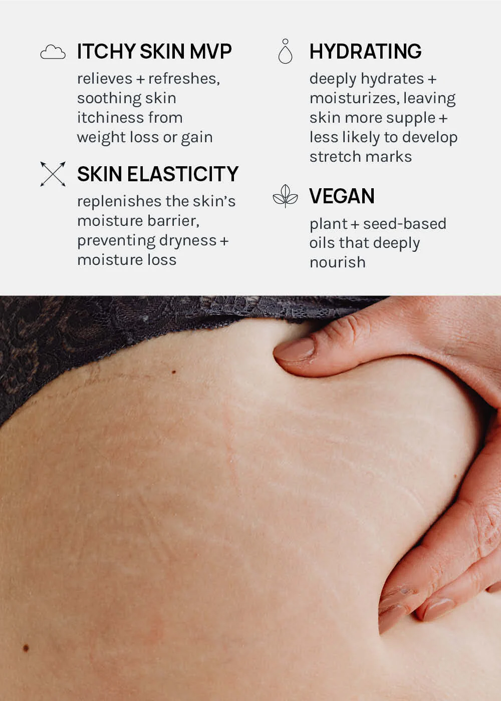 AOA Skin Natural Stretch Mark Body Oil - Image 4
