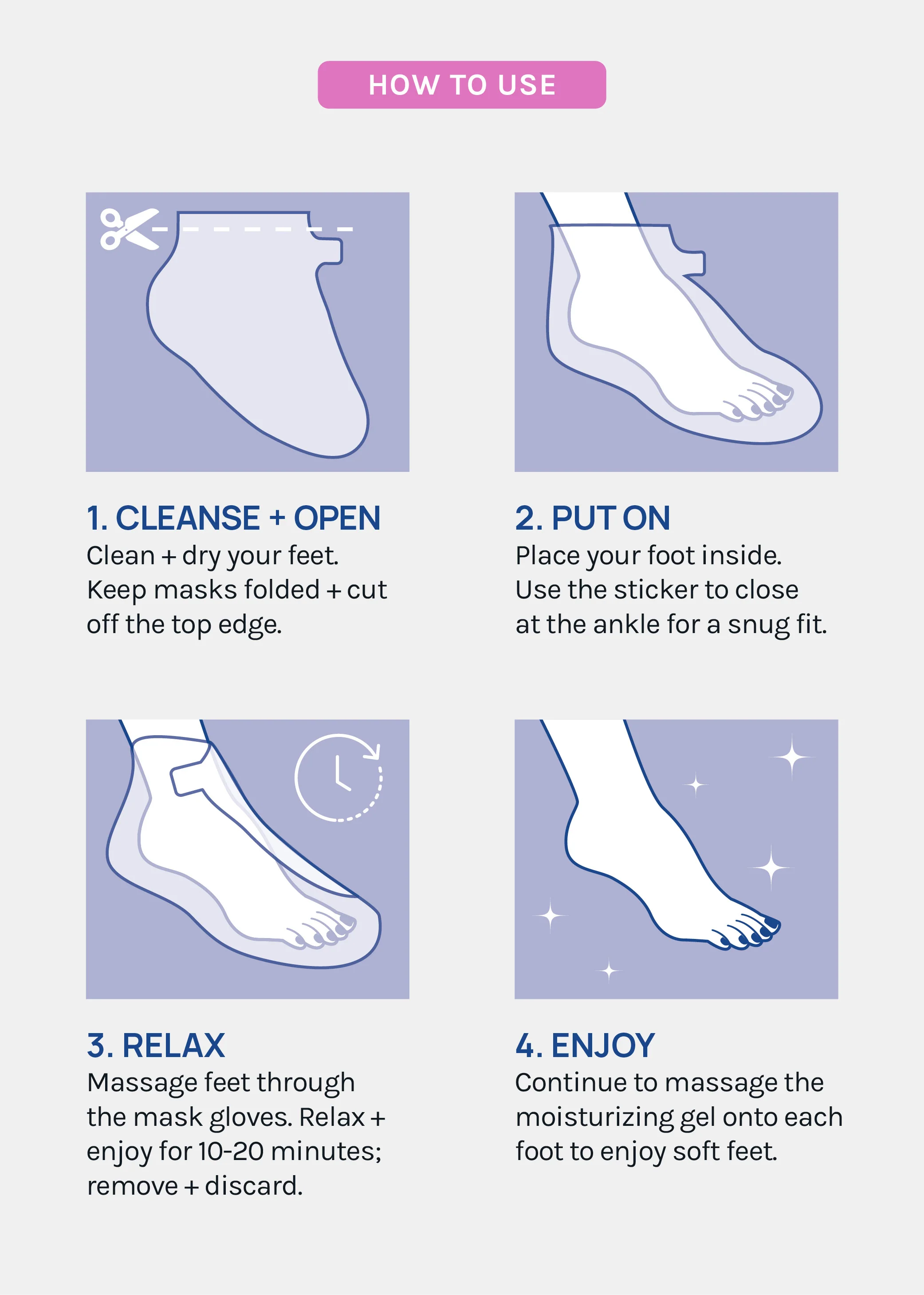 AOA Skin Rose Foot Sheet Mask - Image 5