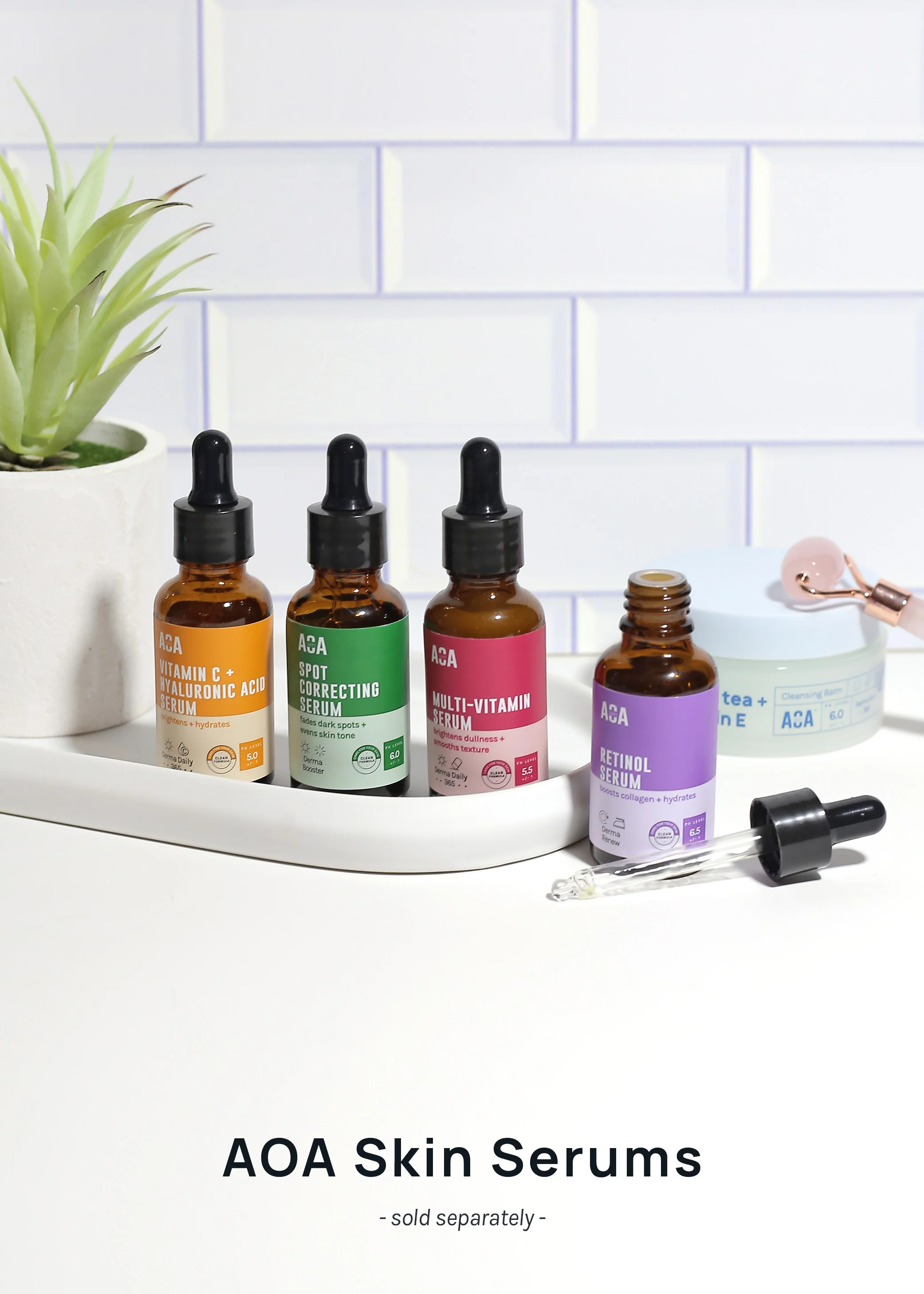 AOA Skin Vitamin C + Hyaluronic Acid Serum - Image 8