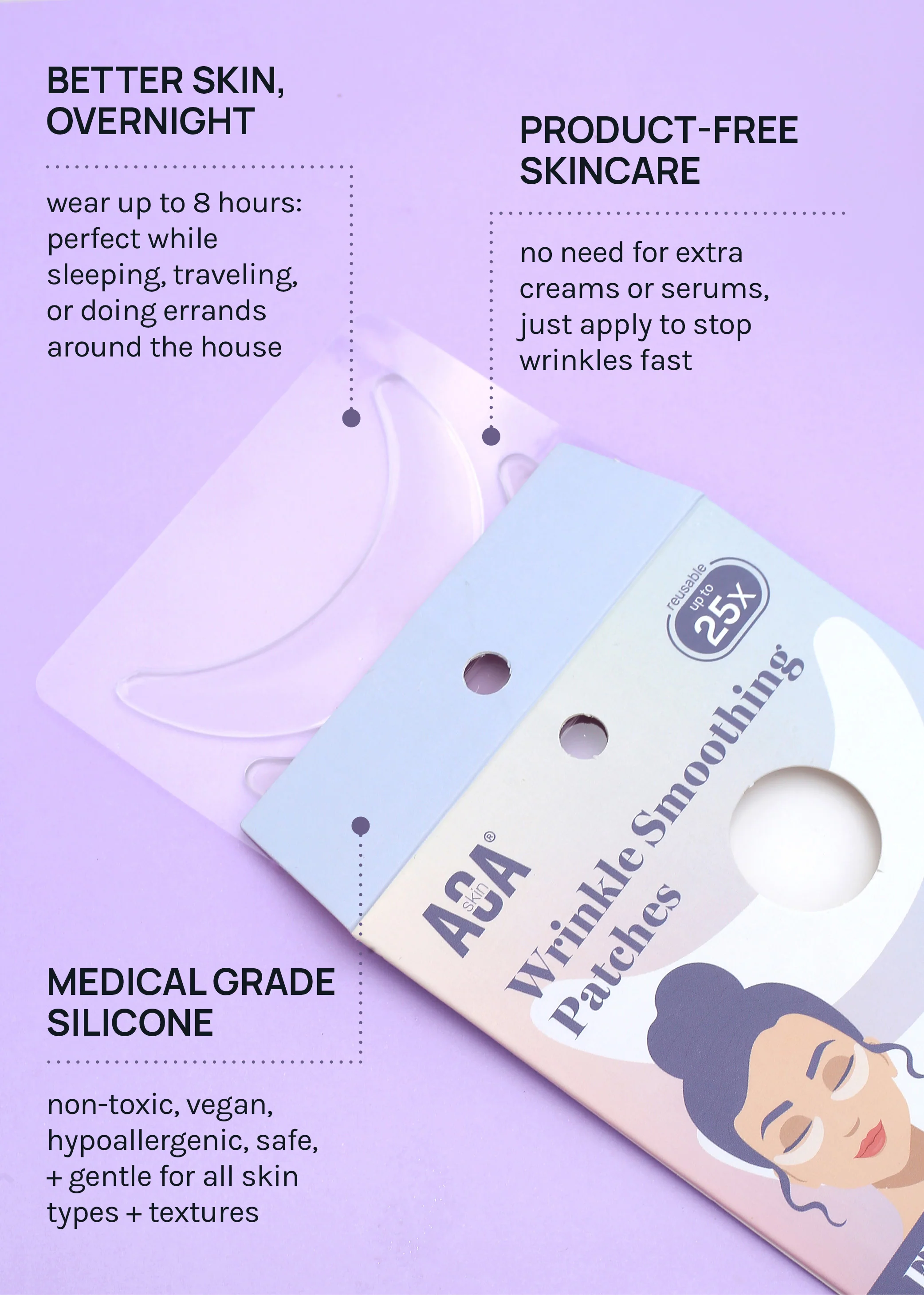 AOA Skin Wrinkle Smoothing Patches – Eyes - Image 7