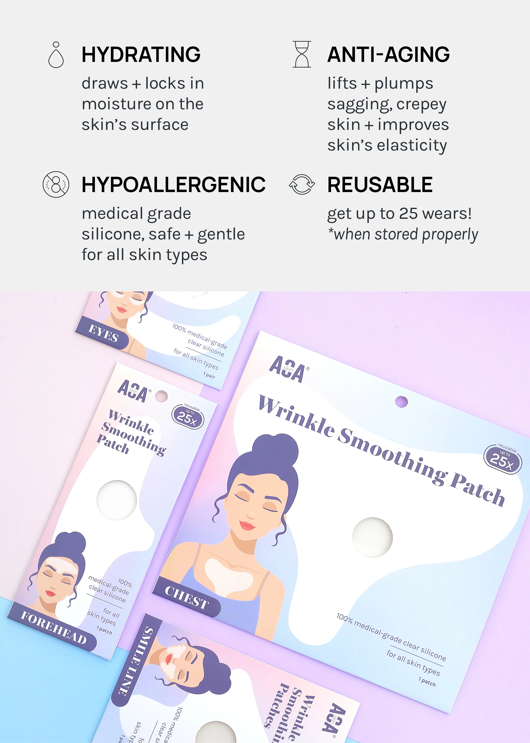 AOA Skin Wrinkle Smoothing Patches – Smile Line - Image 6
