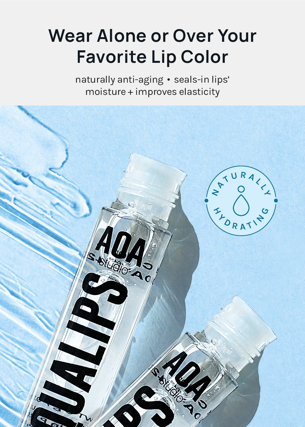 AOA Squalips Clear Lipgloss - Image 3