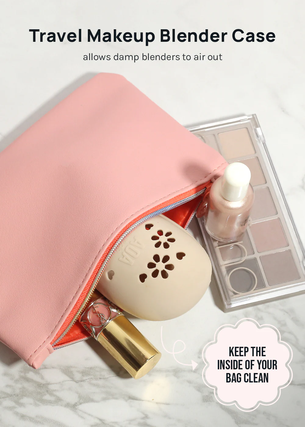 AOA Travel Silicone Makeup Blender Case - Image 3