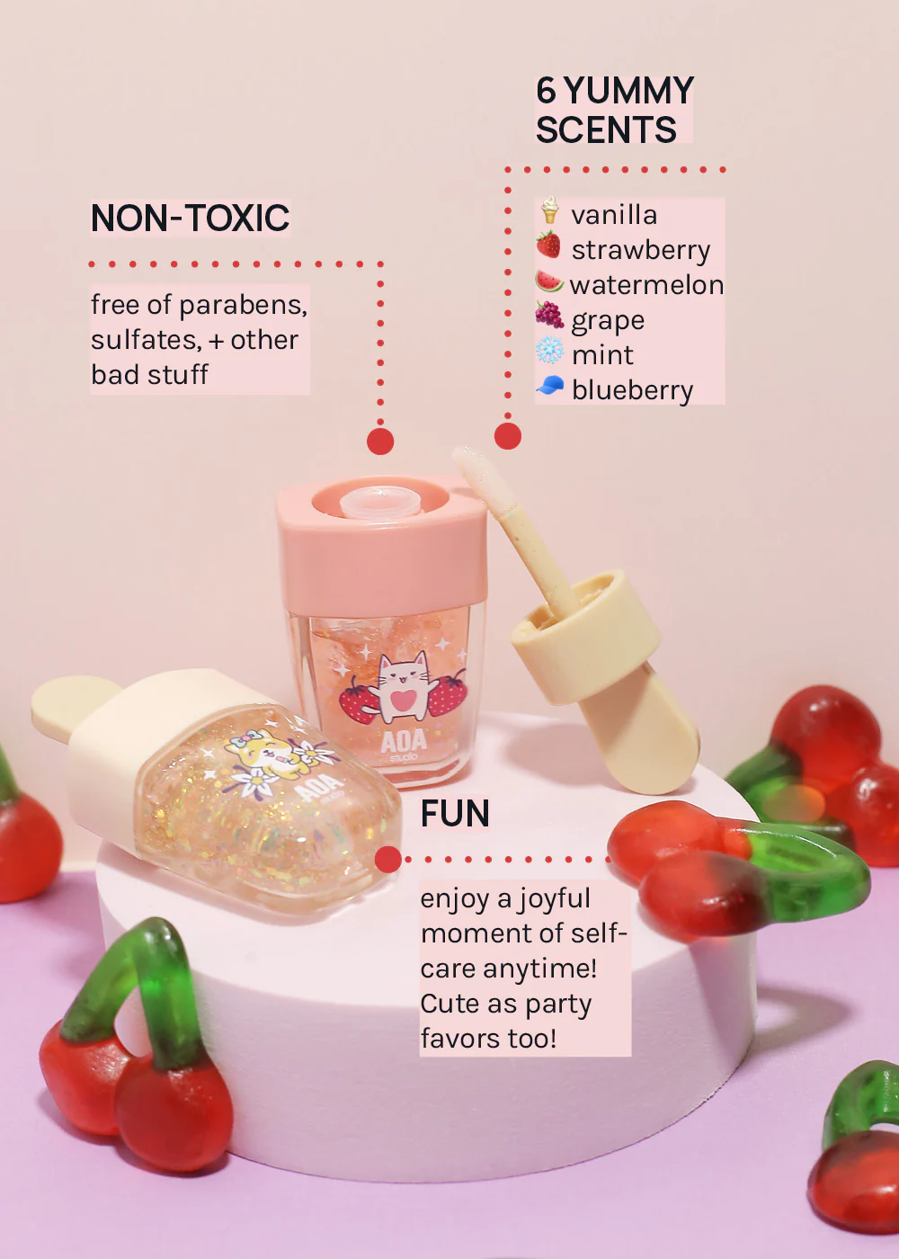 AOA x Miss A Friends Glitter Lip Gloss - Image 5
