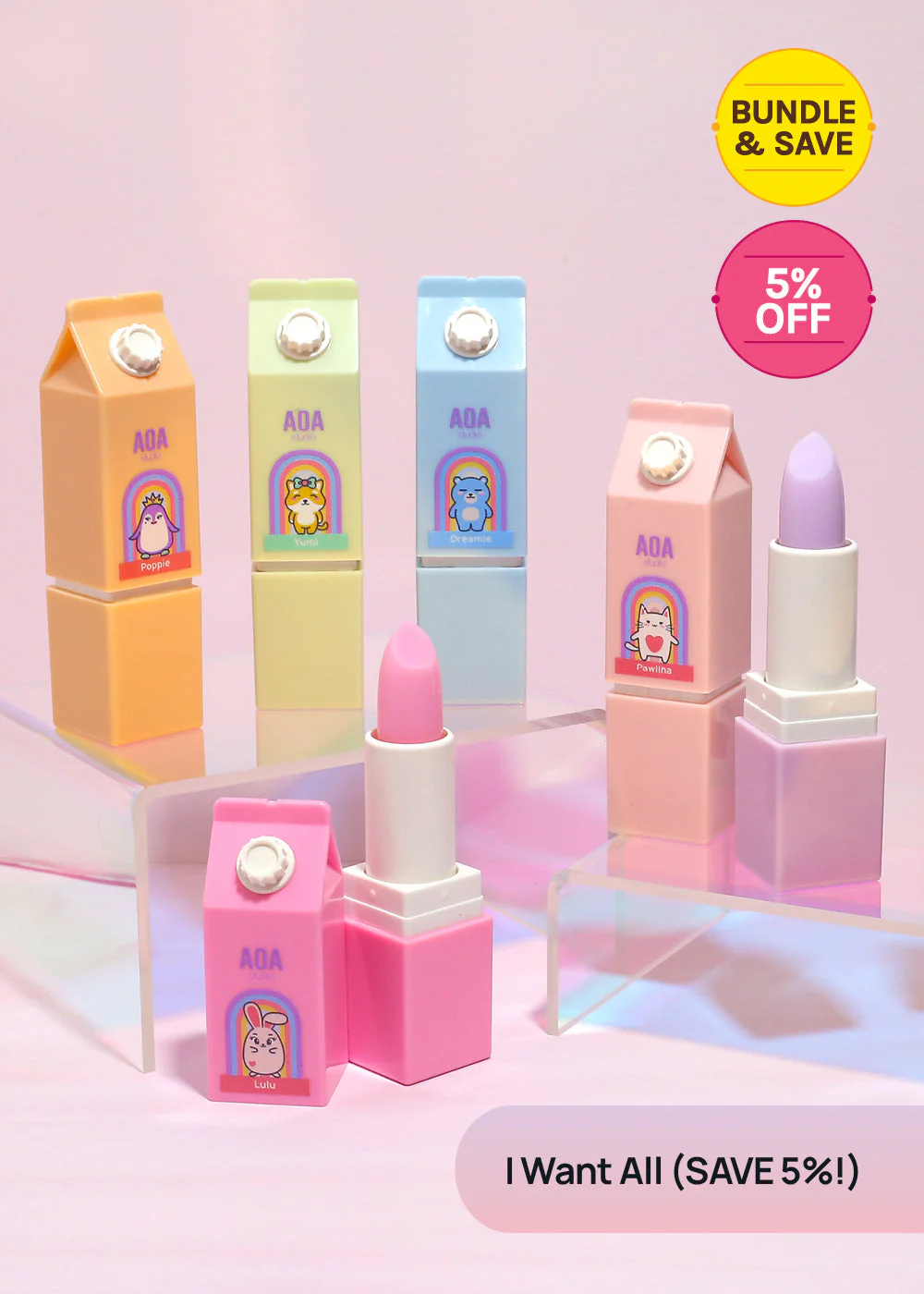 AOA x Miss A Friends Sweet Milk Lip Balm - Image 13